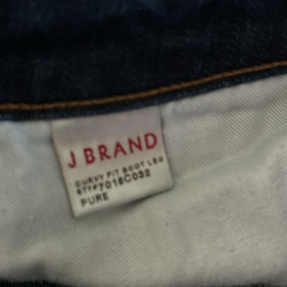 Women’s J Brand Jeans Pure Style Size 33 - Curvy Boot Cut - Picture 3 of 4